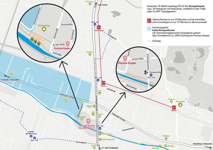 Directions for arriving by car